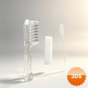 Saç Bakım Yağı Uygulama Tarağı Serum Tarağı Yeniden Doldurulabilir Hazne
