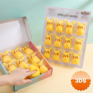 Pikaçu Tasarımlı Squishy 12 li Paket Yumuşak Oyuncak