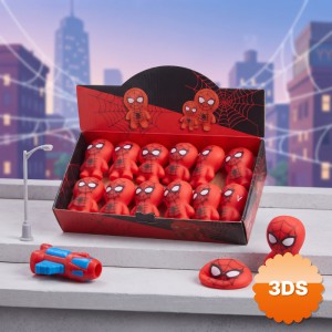 Spider-Man Tasarımlı Squishy 12'li Paket Yumuşak Oyuncak