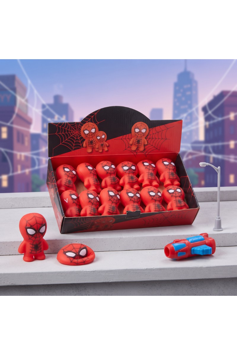 Spider-Man Tasarımlı Squishy 12'li Paket Yumuşak Oyuncak