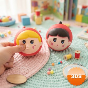 Kırmızı Başlıklı Kız Tasarımlı Squishy 12'li Paket Karışık Model Yumuşak Oyuncak