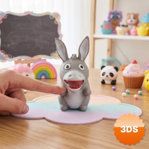 Eşek Tasarımlı Squishy 12'li Paket Yumuşak Oyuncak