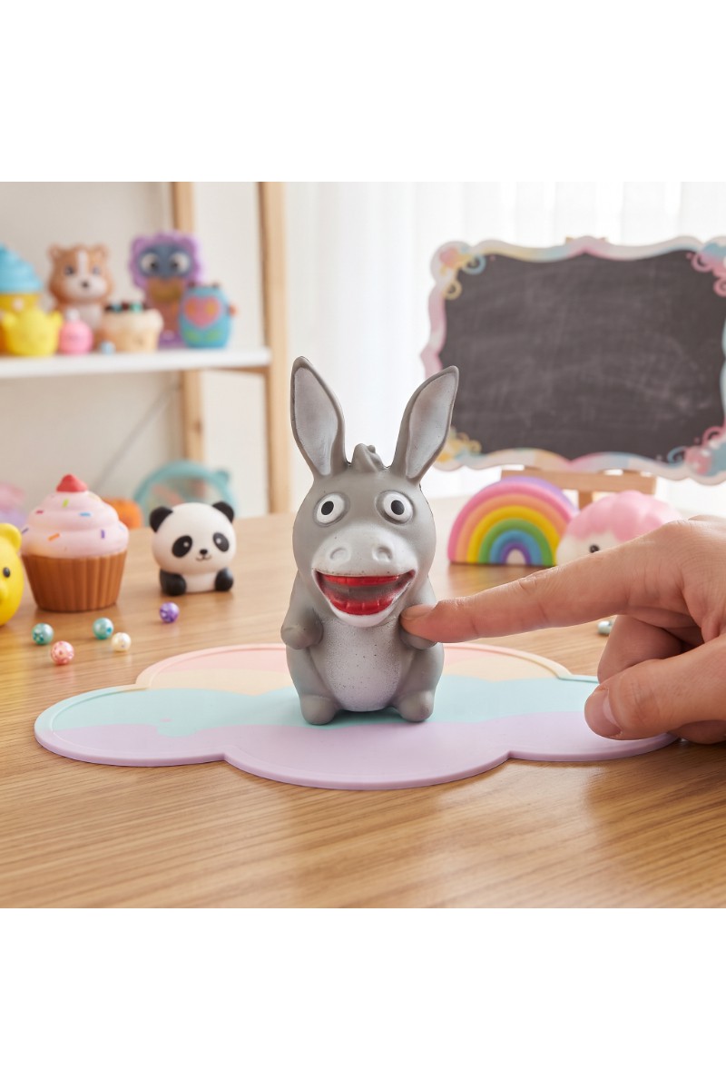 Eşek Tasarımlı Squishy - 12li Paket - Yumuşak Oyuncak