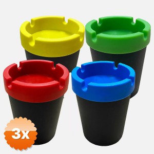 3 Adet Dumansız Kova Küllük