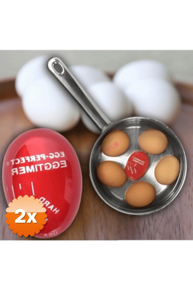 2 Adet Dublör Yumurta Egg Timer Renk Değiştiren Zamanlayıcı