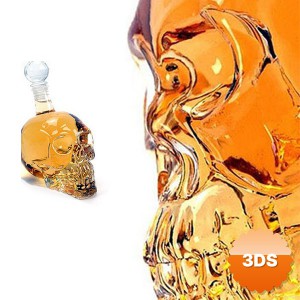 Crystal Head Kuru Kafa Cam Şişe 350 ml