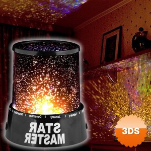 Star Master Projeksiyon Gece Lambası Duvara Yıldız Yansıtan