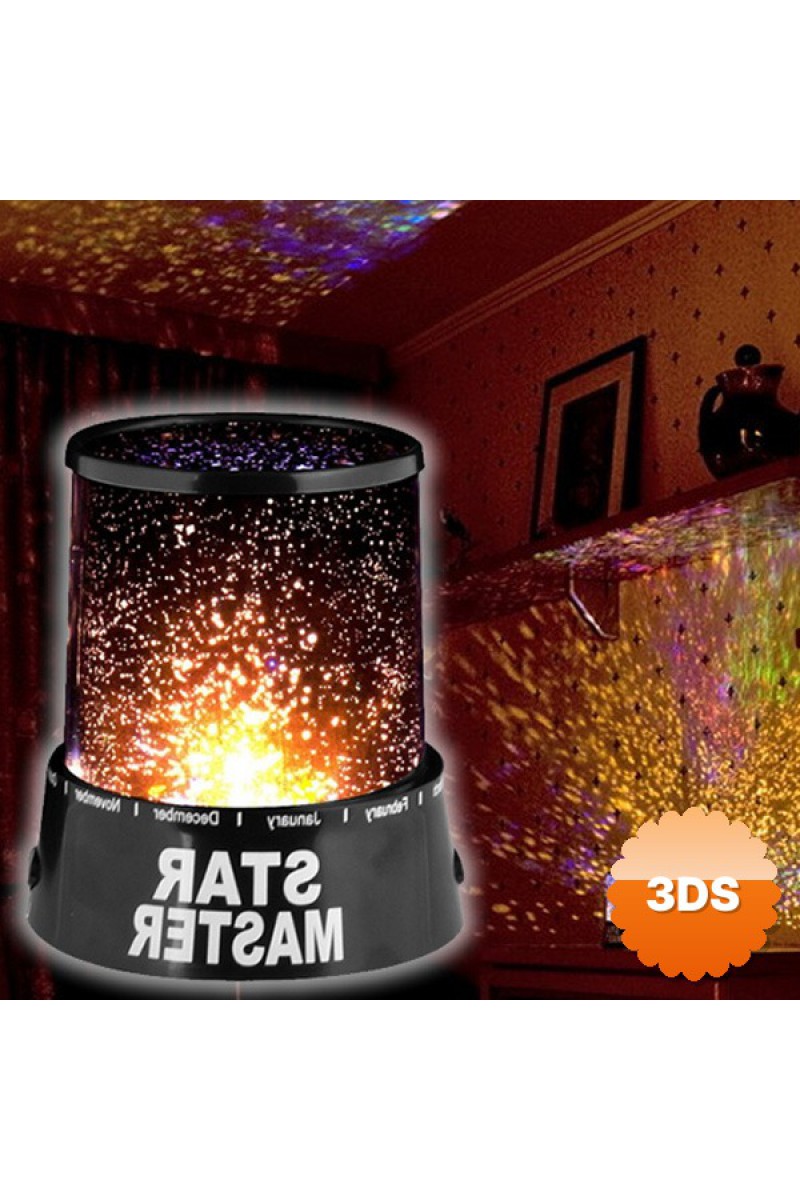 Star Master Projeksiyon Gece Lambası Duvara Yıldız Yansıtan