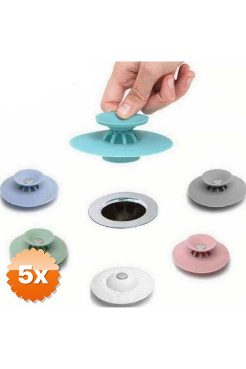 Lavabo ve Küvet Tıkacı Süzgeçli