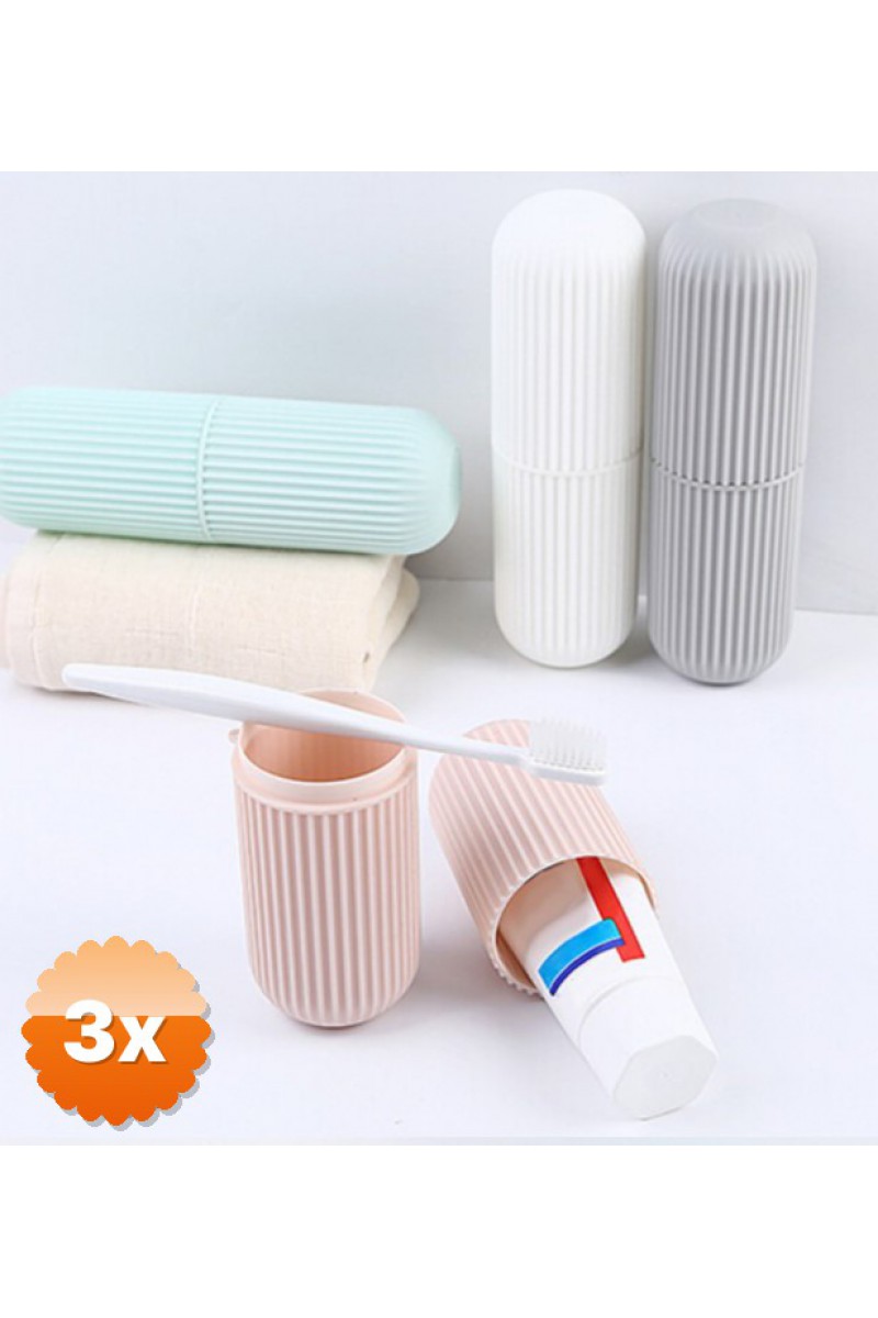 Diş Fırçası Macunu Seyahat Kutusu 19.6x6 cm