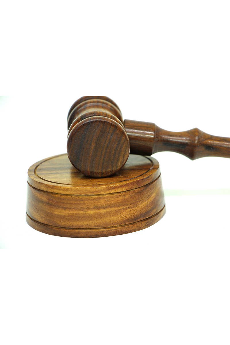 Ahşap Hakim Tokmağı El Yapımı Dekoratif 23 cm