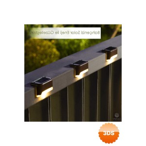 WaterProof Solar Merdiven Lambası 4 Adet
