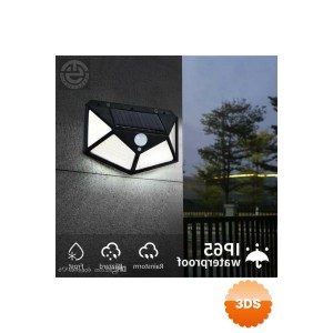 Solar Bahçe Aydınlatma Lambası 100 Led