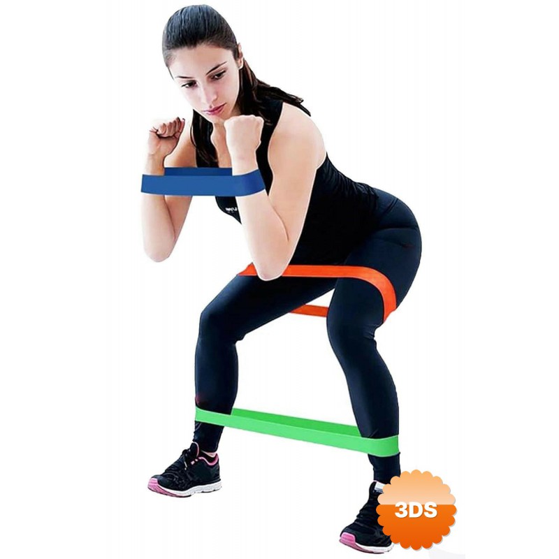 Pilates Direnç Lastiği Seti 5 Adet