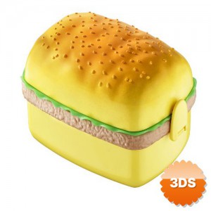 Dikdörtgen Hamburger Beslenme Kabı 11.5x16.5x9 cm