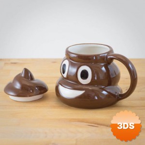 Poo Kaka Emoji Kupa Bardak