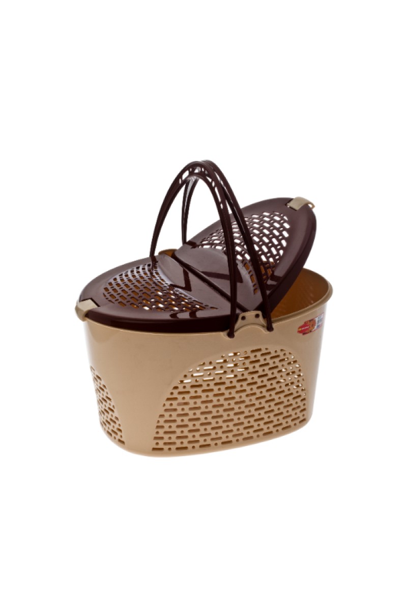 Smart Büyük Oval Piknik Sepeti 28x37x48.5 cm