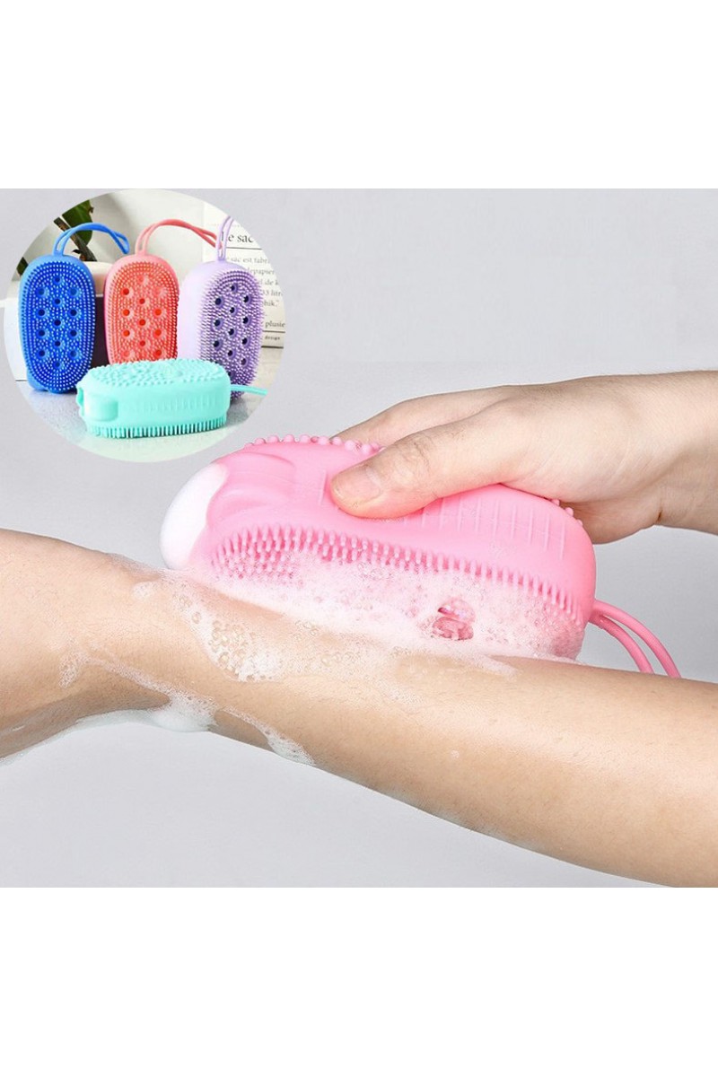 Süngerli Silikon Banyo Kesesi 12x7 cm