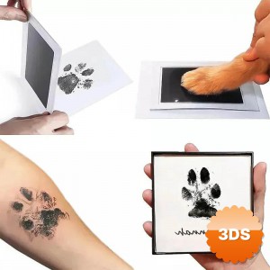 Kedi Köpek Pati İzi Fotoğraf Çerçevesi Seti