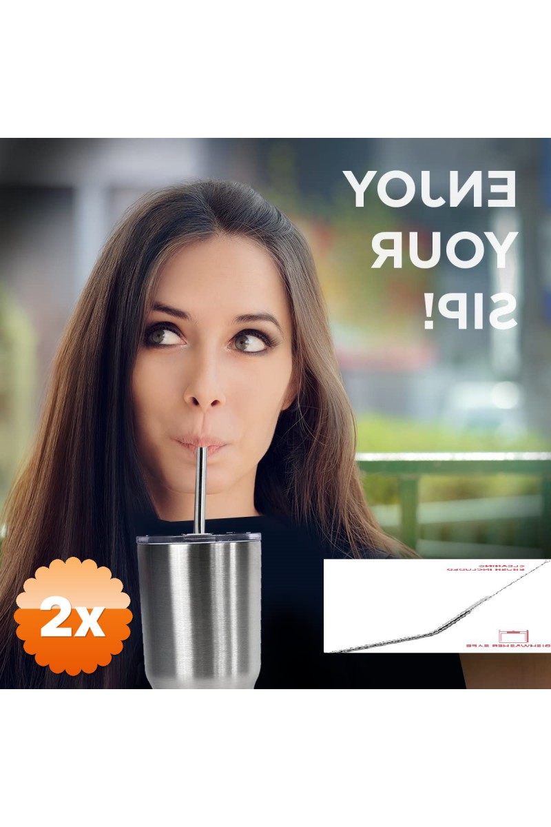Paslanmaz Çelik Pipet Seti 5 Parça 4 Eğik Pipet ve Fırça