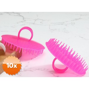 10 Adet Mini Saç Yıkama Fırçası
