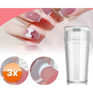 3 Adet Tırnak Süs Damgası French Stamper