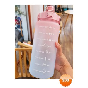 Günlük Motivasyon Su Matarası 2 Litre