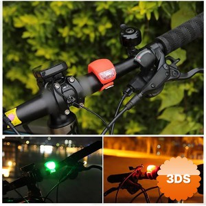 Bisiklet Feneri Seti 2 li LED Işıklı 3 Fonksiyonlu