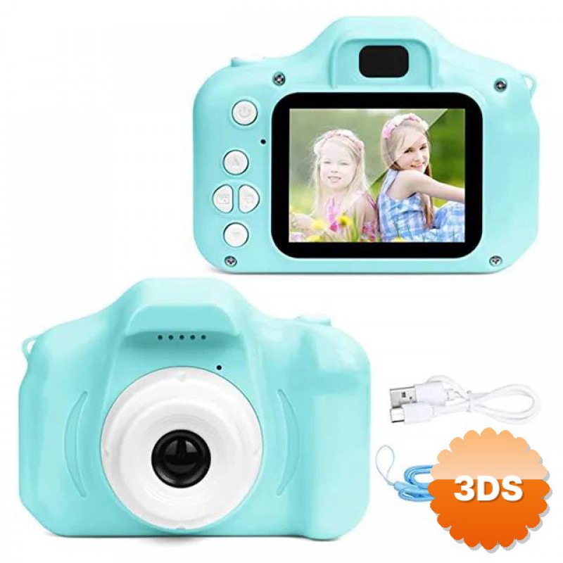 Mini Kamera Fotoğraf Makinesi Mavi