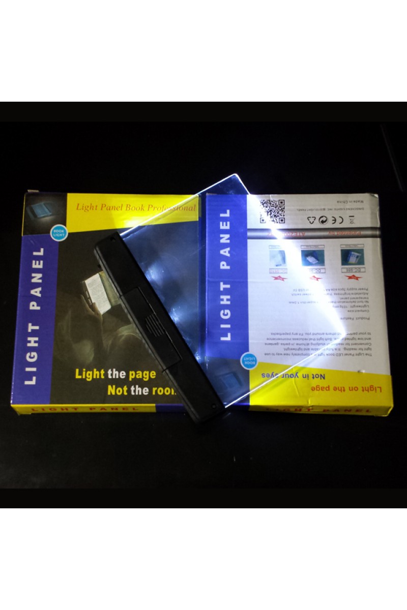 Kitap Okuma Paneli Taşınabilir Işıklı Mini Saat Pilli