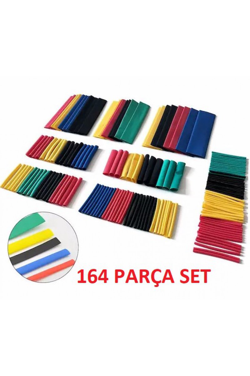 Kablo Koruyucu Makaron Seti 164 Parça Isıyla Daralan