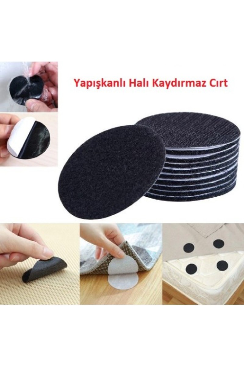 3 - Adet Halı Kilim Kaydırmaz Cırt