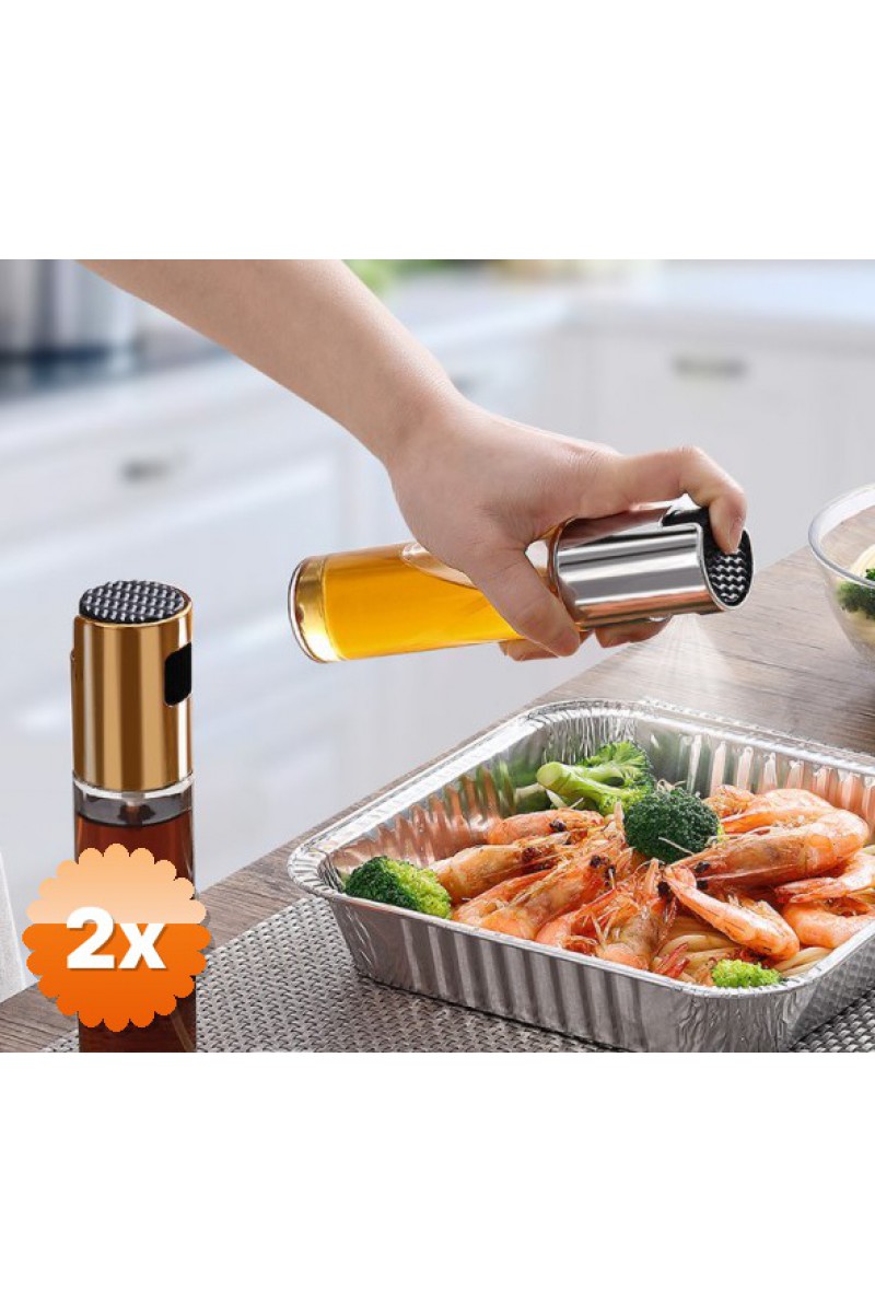 2 Adet 100 ml Çok Amaçlı Spreyli Cam Şişe