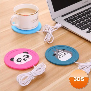 USB Silikon Bardak Altı Isıtıcı