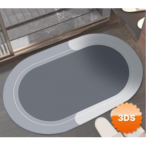 Oval Süper Emici Banyo Paspası
