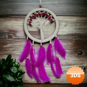 Rüya Kovan Hayat Ağacı Dream Catcher 57x22 cm