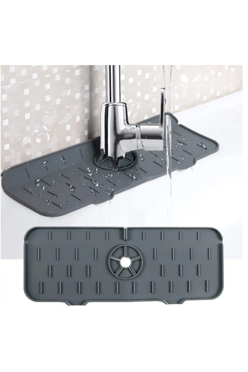 Lavabo Musluk Sıçrama Önleyici Silikon Mat - 37 x 14 cm
