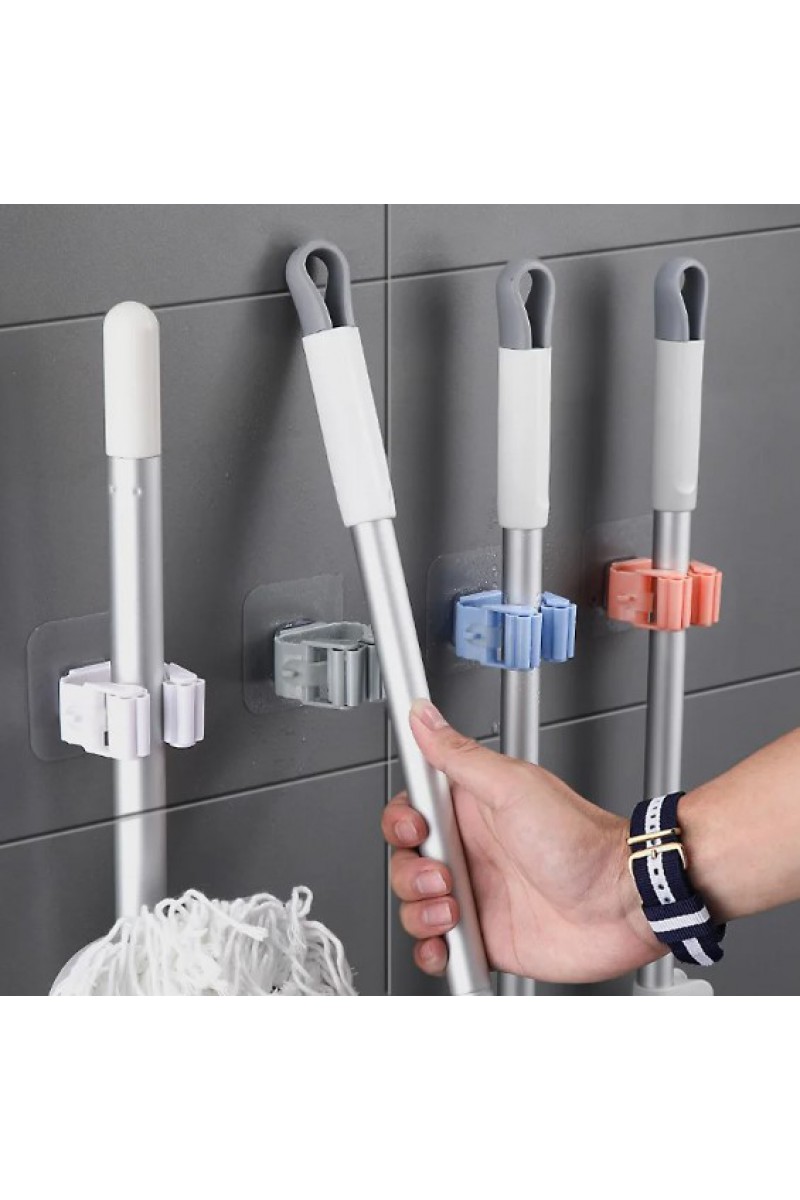 Yapışkanlı Mop Tutucu Seti 4 Adet