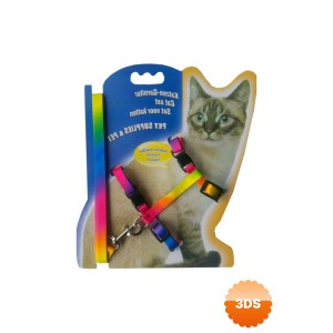 Multicolor Kedi Tasması