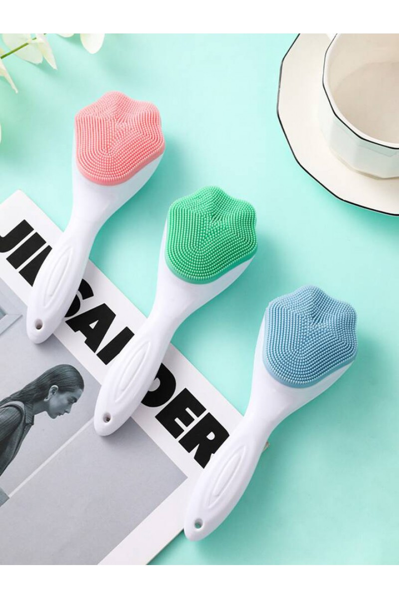 Cilt Temizleme Peeling Fırçası Ergonomik Saplı