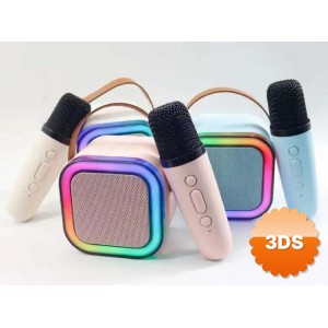 Karaoke Mikrofon Hoparlör Seti Bluetooth Şarjlı
