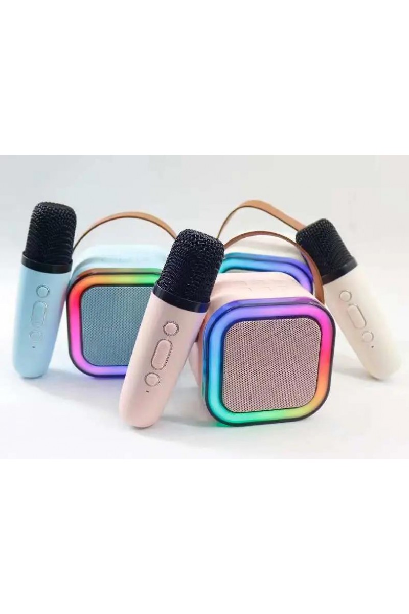 Karaoke Mikrofon Hoparlör Seti Bluetooth Şarjlı