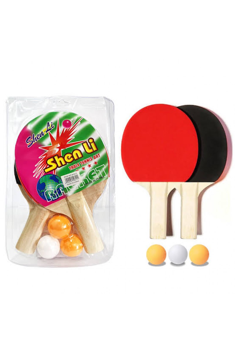 Masa Tenisi Raket Seti 2 Raket ve 3 Pinpon Topu