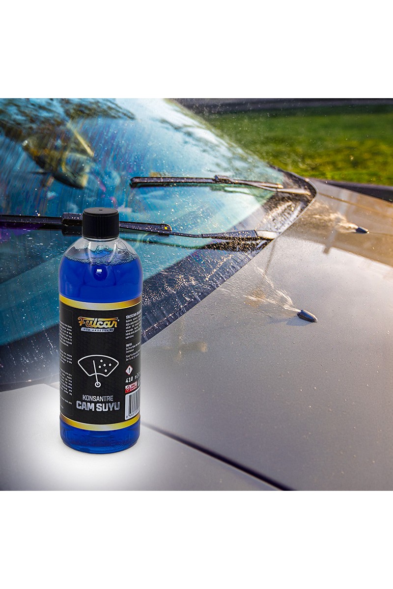 Fulcar Konsantre Silecek Cam Suyu 410 ml Mikrofiber Bez Hediyeli