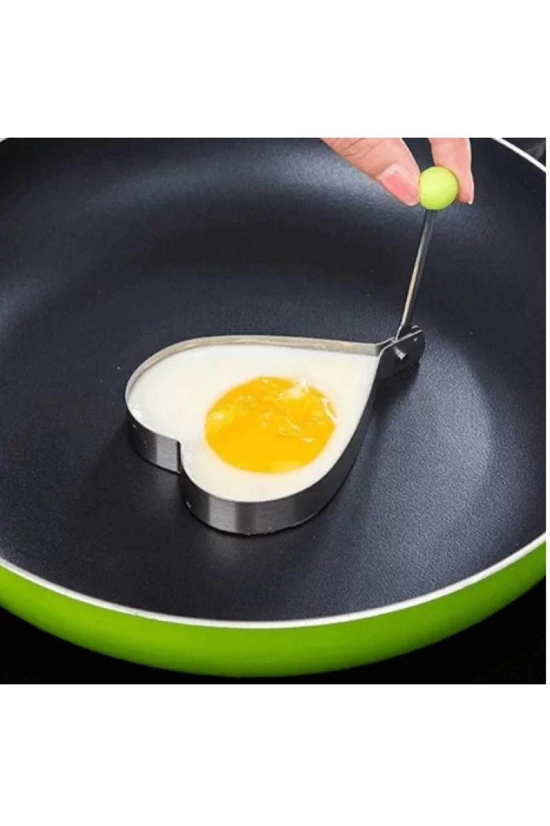 Metal Kalp Omlet Krep Kalıbı