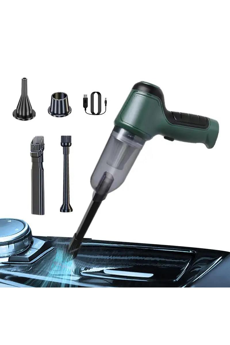 Air Blower Araba Süpürgesi Yeşil Kablosuz 1200 Pa Güçlü Emiş
