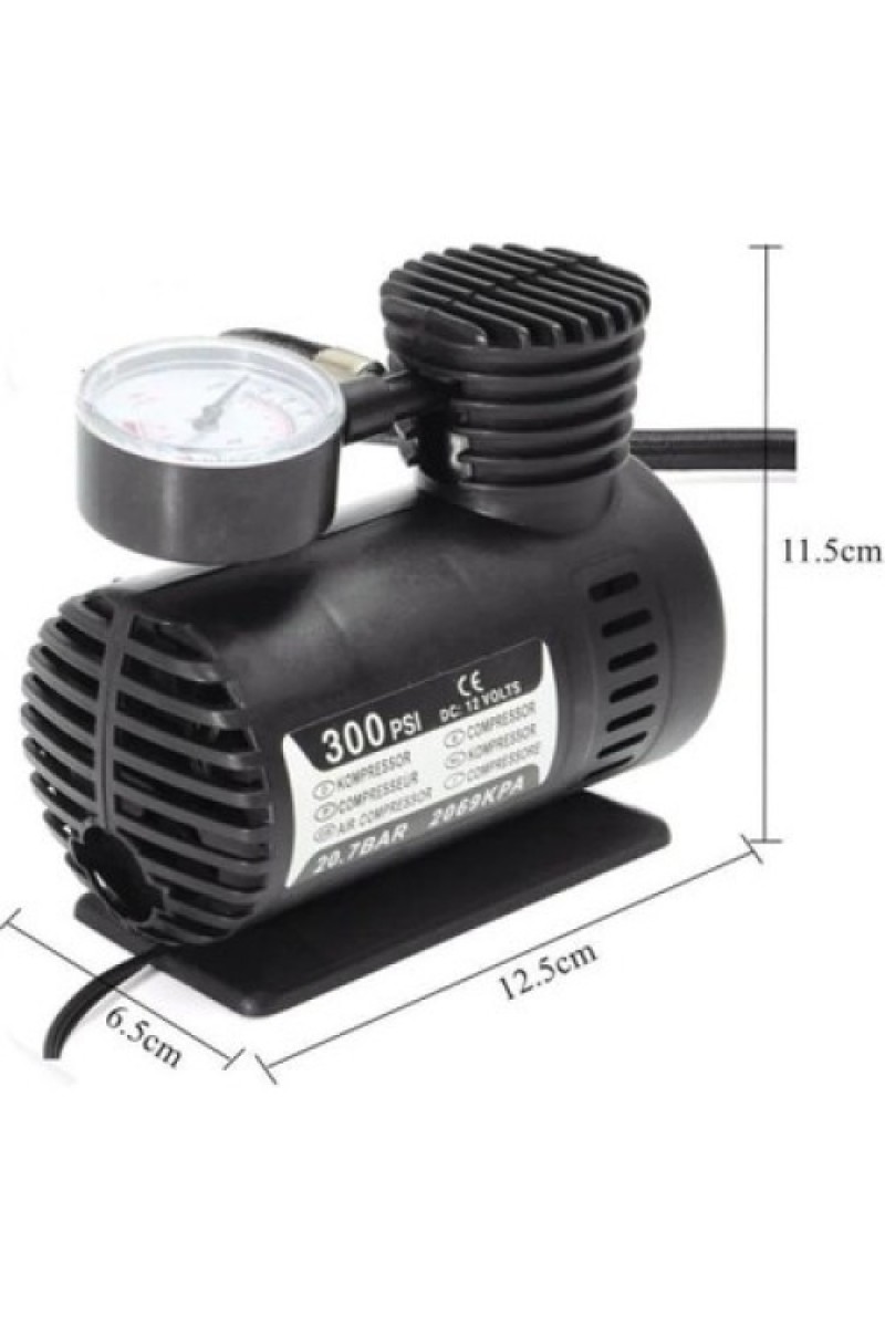 12V 300 PSI taşınabilir hava kompresörü