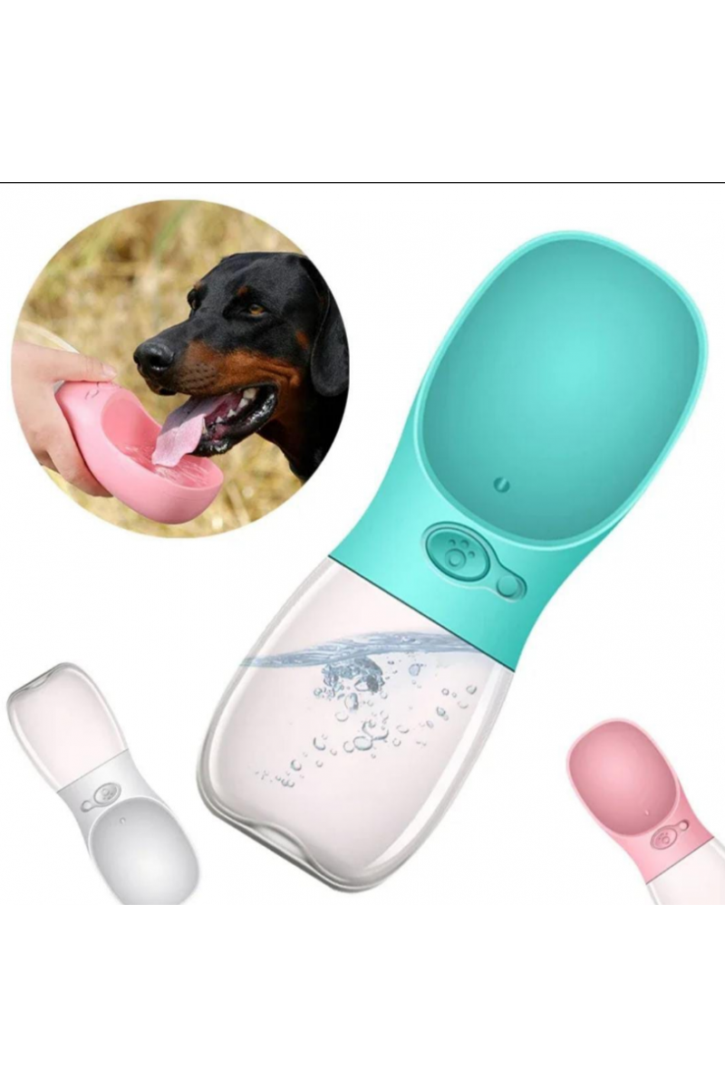 Taşınabilir Köpek Su Matarası 350 ml Sızdırmaz