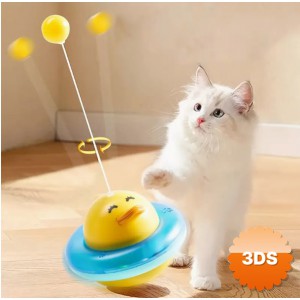 UFO Şekilli Ördek Kedi Oyuncağı