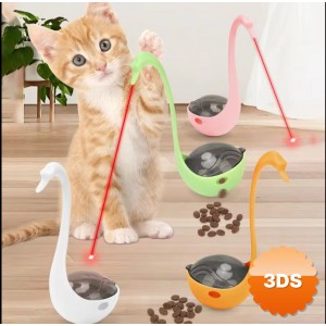 Kuğu Şeklinde Lazerli Kedi Oyuncağı